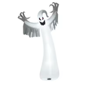 12-ft Pre-Lit White Ghost Inflatable for Indoor/Outdoor Halloween Decorations