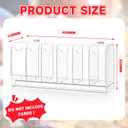 Colingmill 1 Pcs Acrylic Booster Pack Dispenser, Card Dispenser Storage and Organizer, for Trading Card, Booster Packs, Sports & More (6 Slots)