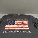 If This Flag Offends You I Will Help You Pack. T-Shirt XL