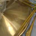 GRETJOB 6 Pcs Pizza Pan Riser Stand Set, 2 Metal Pizza Table Stands + 2 Nonstick Pizza Pans + 2 Pie Servers, Gold Pizza Rack & Tray for Baking, Dessert, Cheese, Party, and Restaurant Use (Gold 2Pcs)