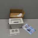 DVFR1W-1 Recessed Outlet Box, Recessed Electrical Box for Wall Mount TV, Outlet Mounting Box for New Construction&Retrofit Projects, Wall Outlet Box with Duplex & Decorator Style Covers,1-Gang