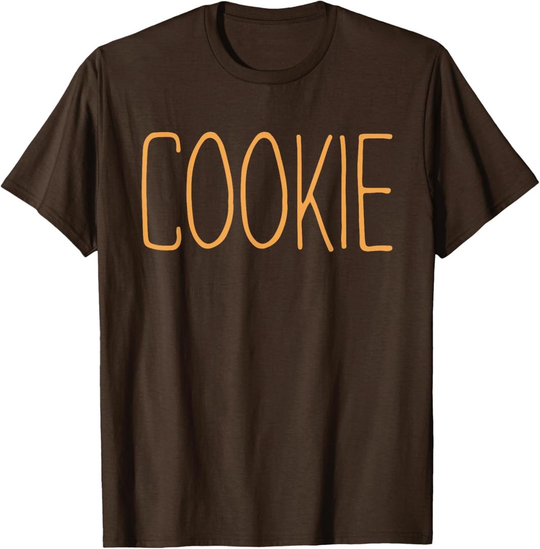 Cookie Shirt Adult Kids Men Women Chocolate Cookie Costume T-Shirt, Size: XL