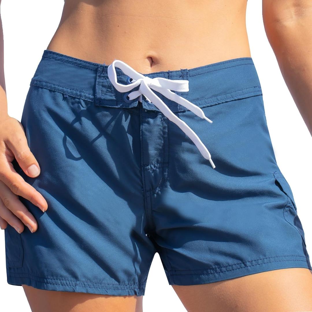 Kanu Surf Women's Breeze Boardshort (2, Navy)