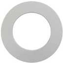 Trim Rings Plastic Ring 10" Inch Recessed Light Ring for Can Lights Lightening Fixture Multi-Colors Black or White (White, 5 Trim Rings)