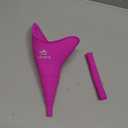 Female Urination Device, Reusable Female Urinal Silicone Women Pee Funnel Allows Women to Pee Standing Up, The Perfect Companion for Camping,Outdoor,Travel Fuchsia (Purple)