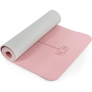 Yoga Mat Non Slip, Pilates Fitness Mats, Eco Friendly, Anti-Tear 1/4" Thick Yoga Mats for Women, Exercise Mats for Home Workout with Carrying Sling and Storage Bag