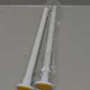 CorkLatta White Shower Curtain Rod 32 to 43 Inch, 1 Inch Diameter Adjustable Spring Tension Stainless Steel Telescoping Rod, Easy Install, No Rust