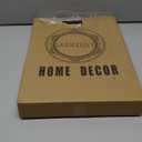 Rectangle Serving Tray with Handles, Coffee Table Tray for Ottoman, Living Room, Outdoor Tray for Patio Entertaining, Serving Breakfast Kitchen Platter LEE3040BLH (16" x 12" x 1.6")