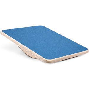 Yes4All Professional Rocker Balance Board for Physical Therapy | 17.5” Rocker Board, Rocker Wooden Balance Board for Balance & Rehabilitation Exercises (Blue)