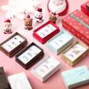 Ecally Small Cardboard Jewelry Gift Boxes 2 x 3.1 x 1.1 Inches Earring Boxes for Jewelry Gift Rings Earring Necklaces