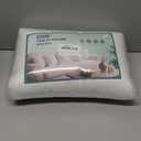 Oubonun 18x18 Feather Down Alternative Throw Pillow Inserts, 100% Cotton Cover, Medium Firm Decorative Pillow Inserts for Couch, Sofa, Bed, Chair (Set of 2)