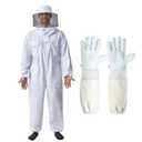 Professional Bee Suits for Men & Women with Round Veil, Beekeeping Suit with Ventilated Glove, Beekeeper Suit Bee Outfit for Backyard and Bee Keeper XXL (XXL for 5'11"-6'3")
