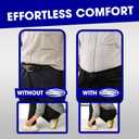 BELTAWAY Tuck N Stay Shirt Stays for Men, Designed to Keep Shirt Tucked All Day, Extra Gripping Elastic Belt, Durable & Discreet, Perfect for Work & Casual Wear, One Size, Designed in USA (Black)