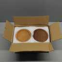 Wissy&Konny Sourdough Starter Jar 2Pack 35OZ with Ounce Scale Line,Date Marked Feeding Band, Thermometer, Sourdough Jar Scraper, Cloth Cover & Wood Lid, Wide Mouth for Sourdough Bread Baking