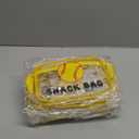 12 Pcs Softball Snack Bags for Team Gifts Softball Goodie Treat Candy Pouch Bags Clear PVC Waterproof with Zipper Party Favors for Team Ground Birthday Gifts Sport Supplies