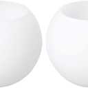Opal White Frosted Glass Globe Lamp Shades Replacement Lampshade Cover with 1-5/8-inch for Wall Sconce Pendant Lighting G0092