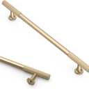 Asidrama 10 Pack 10 Inch(254mm) Champagne Copper Cabinet pulls Kitchen Cabinet Handles, Cabinet Pulls Kitchen Cabinet Hardware for Cupboard Drawer Pulls (10" Hole Center)