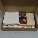 10 Pack 6 Paper Floating Candle Lantern, Wooden Water Lanterns with Candles, Outdoor Patio Decor for Pool Parties, Wedding, Memorials, Garden (10Lanterns with LED Candles)