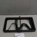 Pots and Pans Organizer Under Cabinet, 21.6" Deep Pull Out Pot Lid Organizer Holder with Guardrail Adhesive Pot and Pan Holder Rack with 10 Adjustable Dividers-1 Pack(Black)