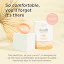 Saalt Menstrual Disc - Soft, Flexible, Reusable Medical-Grade - Removal Notch - Tampon Alternative - Made in USA - Lasts 10 Years (Coral, Regular)
