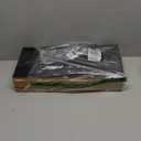 Qunclay 6 Pack Black Cork Board Tiles 17 x 8 Inch Self Adhesive 1/2'' Thick Cork Board Bulletin Memo Boards Pin Boards for Walls Office Home with a Box of Push Pins