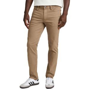 Express Men's Mid-Rise Slim Hyper Stretch Jeans | Flexible Denim Delivers Lasting Shape Recovery and All-Day Comfort for Work, Travel, and Everyday Wear (Brown)