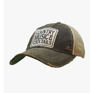 VINTAGE LIFE Women's Distressed Funny Sayings Trucker Baseball Hats