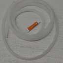 Flexible1/4 Shower Door Side Seal Strip 100 Inch Shower Glass Door Side Sweep for Frameless Glass Door,Silicone