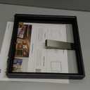 Premium Vinyl Record Frame - Wall-Mounted or Tabletop - Display Your Now-Playing or Favorite Records - This Elegant Vinyl Record Stand Will Fit Most Records (Black)