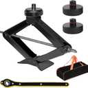 Car Jack Kit for Tesla Model Y/3/S/X, 3 Ton (6,600 lbs), Scissor Jack, Lifting Jack Suitable for Tesla Model 3/Model S/Model X/Model Y. Comes with Labor-Saving Wrench/Bracket Pad/Storage Bags
