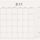 Jotsome Large Desk Calendar 2026-2027, Desk Pad Calendar From Now to June 2027 22x17 inch, Desk Blotter Calendar for Home and Office, Easy Planning (Beige, 17" x 22")