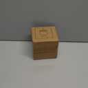 Sweejar Kitchen Canisters Ceramic Food Storage Jar, Stackable Containers with Airtight Seal Wooden Lid for Serving Ground Coffee, Tea, Sugar, Spice and More - 5 Fl Oz(White)