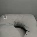 Momcozy Pregnancy Pillows with Cooling Cover, U-Shaped Full Body Maternity Pillow for Side Sleepers 57 Inch - Support for Back, Hip, Belly, Legs for Pregnant Women (Grey- Cooling Fabric)