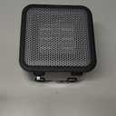 Amazon Basics Ceramic Space Heater, Mini Heater for Office Desk, Portable Tent Heater (Indoor Use), 500 W, With Tip-Over Protection, Lightweight (1.4 LBS), Black, 5.87D x 3.15W x 5.95H