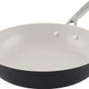 KitchenAid Hard Anodized Ceramic Nonstick Frying Pan/Skillet, 12.25 Inch - Matte Black