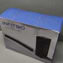 INFITBO Sound Bar for Smart TV 2.1CH 190W Peak Power Soundbar with Subwoofer Detachable 2-in-1 BT 5.4 Surround Sound System 12L Deep Bass for PC Game with HD-ARC/Opt/USB/AUX Home Theater