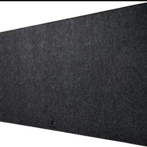 AnubisGX Premium Felt Mouse Pad (Black XL 36x18) | 24 Color/Size/Quantity Options | Superior Stitched Wool Office XL Desk Pad with Anti-Slip Base | Large Minimalist Computer Keyboard Mat