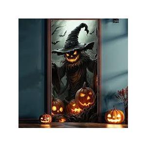 Set of three Halloween picture frames. Each one is 18"x24