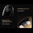 ATK Dragonfly A9 Ultra Max Wireless Gaming Mouse, PAW3395 Ultra Sensor, DPI up to 30,000, 55g Lightweight, 8K Polling, 800 Hr Battery Life, 5 Programmable Buttons, Dual-Mode 2.4G/Wired - White