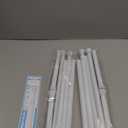 4Pack Spring Tension Curtain Rods 23 to 46 Inch,White Small Tension Rod Spring Curtain Rod No Drilling,Adjustable Short Curtain Rods for Window,Kitchen,Closet,Doorway