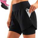 Bikewa Women's Mountain Bike Shorts 4D Padded Cycling Riding Biking Bicycle Biker Cycle Shorts for Women Zipper Pockets, XL