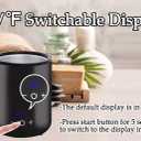 Podoy Mini Wax Pot Warmer for Hair Removal, Small Portable Travel Wax Melt Heater Machine Digital Display for SPA Salon Brow Body Nose Upper Lip Hair Waxing with 100 Waxing Sticks