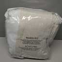 Cream Linen Blend Blackout Curtains 84 Inch Long 2 Panel Back Tab Thermal Insulated Light Blocking Curtain for Living Room Black Out Drape for Bedroom Neutral Rustic Farmhouse 52x84 Length Ivory White