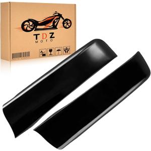 TDZ 2014-2023 Saddlebag Filler Panels for Harley Davidson Touring Electra Glide Road Glide Road King Street Glide Models Black