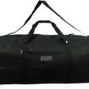 Heavy Duty Cargo Duffel Large Sport Gear Drum Set Equipment Hardware Travel Bag Rooftop Rack Bag (36" x 17" x 17", Black)