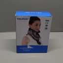 Velpeau Neck Brace for Neck Pain and Support, Soft Cotton Pads, Cervical Collar Restricting Cervical Motion, Relieves Discomfort and Spine Pressure (Foam Pads Version)