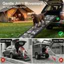 Dog Ramp for Car, Dog ramp, Extra Wide 67" x 20"