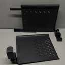 Strifuture Keyboard Tray Under Desk - Full Metal Slide Out Ergonomic Holder, Rust-Resistant & Scratch-Proof, Double C-Clamps, 26x13" Tray for L Shape/Regular Desks, Standing/Sitting Workstation