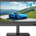 14 inch Small Kitchen TV Portable with Antenna ATSC Tuner, Built-in TV Stand and Remote Control, HDMI, USB, TF,Hearphone Jack for Kitchen/Bedroom/Car/RV/Camping