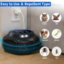 Ultrasonic Mouse Repellent Pest Control Repeller, Mouse Traps for Rodent, Mice, Ant, Rat, Squirrel, Bug, Roach, Bat, Rat Mice Repellent Device for House Plug in Indoor for Home 2Pack Black